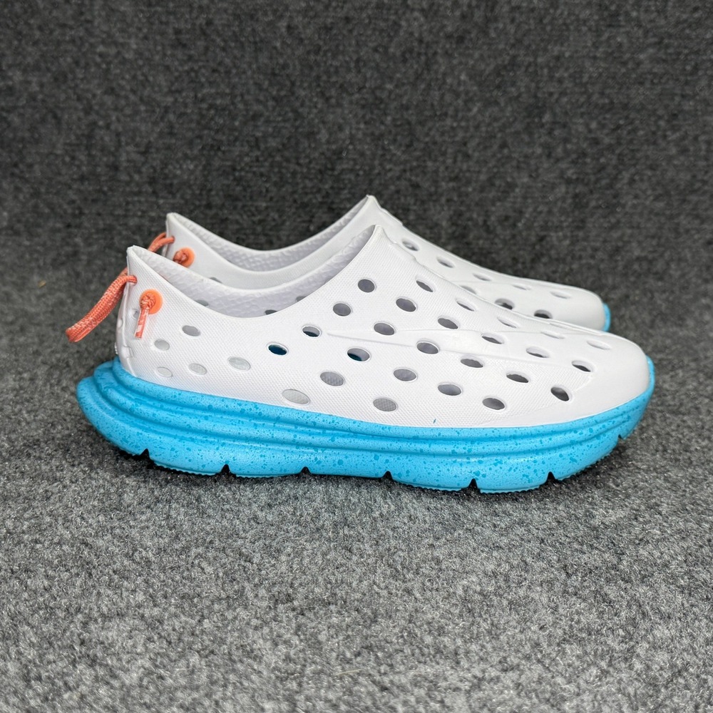 Kane Revive Shoes Women's 5 White Blue Athletic Run Running Recovery Slip On